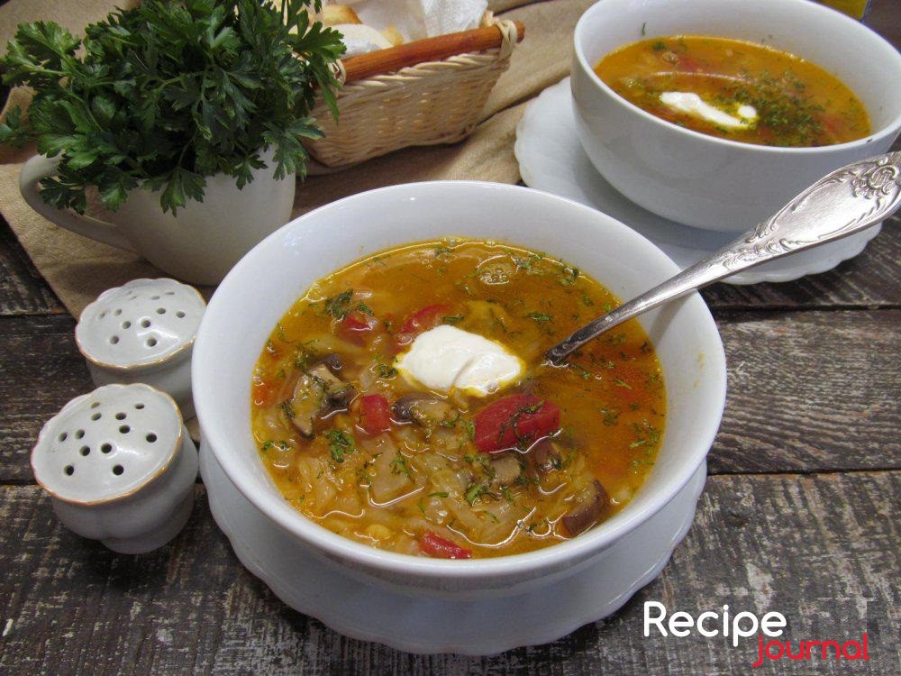 Гороховые щи - рецепт супа по-русски