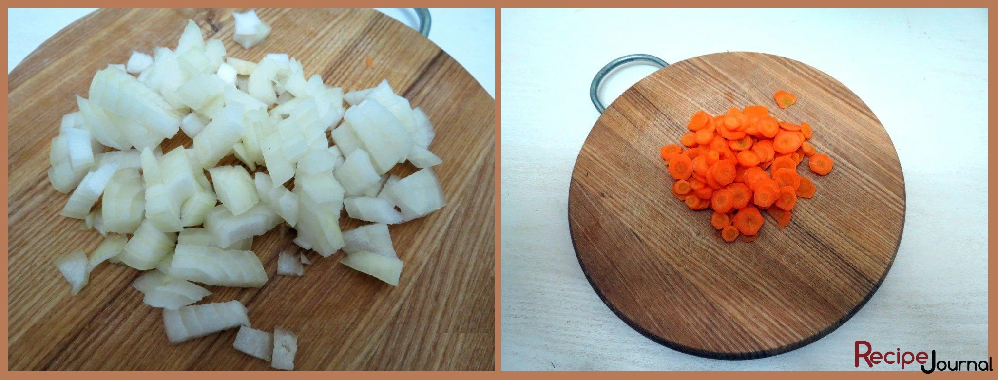 Чистим морковь и лук, все мелко режем.