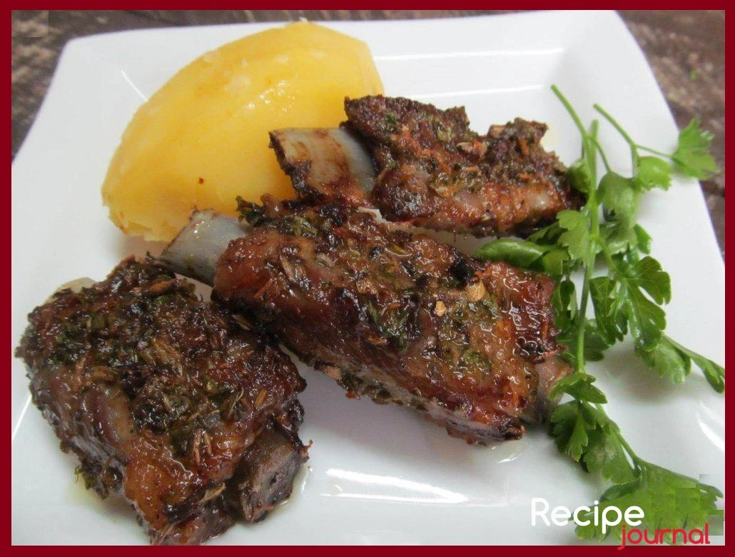 Свиные ребрышки запеченные в духовке - рецепт блюда из мяса