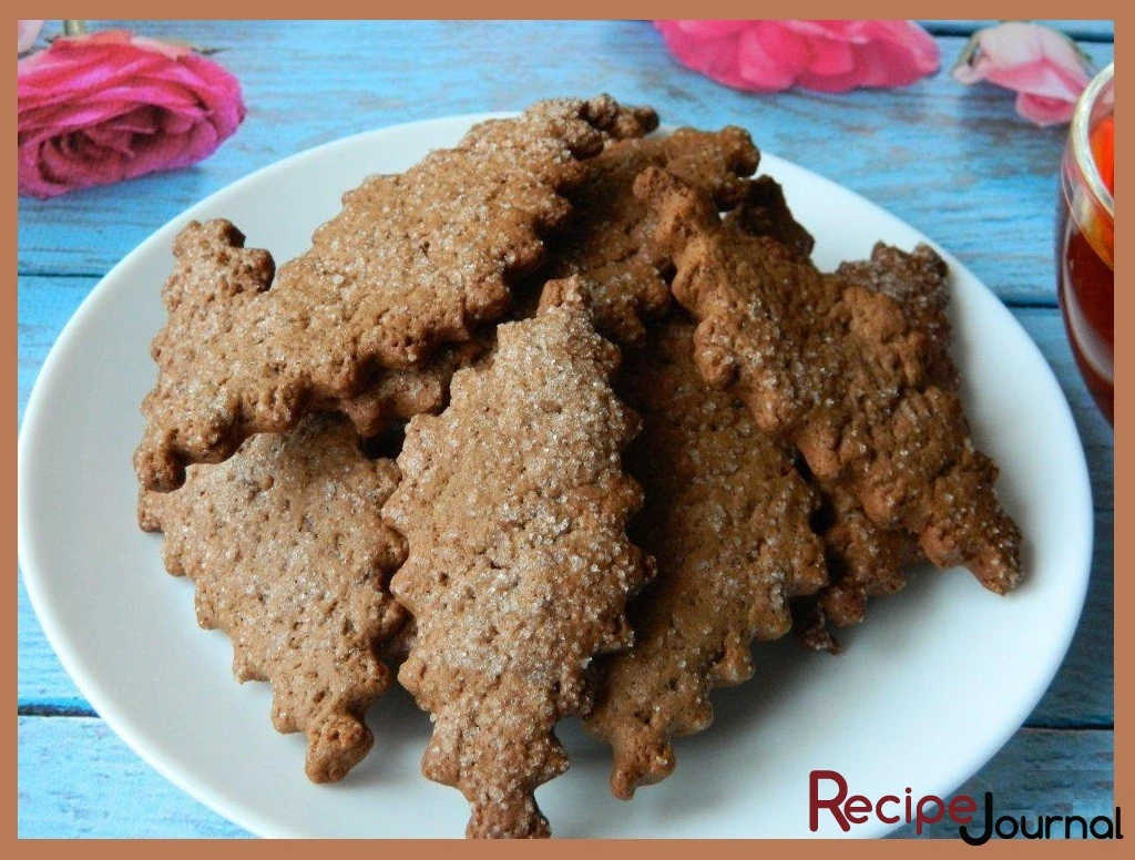 Печенье песочное, шоколадное - рецепт простой выпечки
