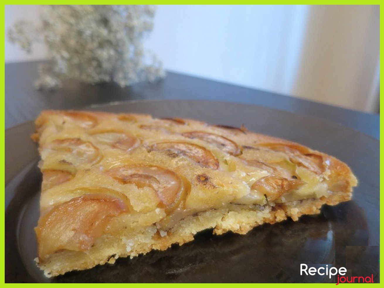 Яблочный пирог-перевертыш на заварном тесте - рецепт простой выпечки
