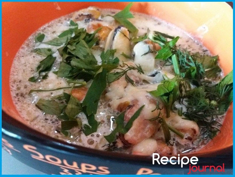 Рецепт мидий в сливочно-сырном соусе - морепродукты вкусно и просто