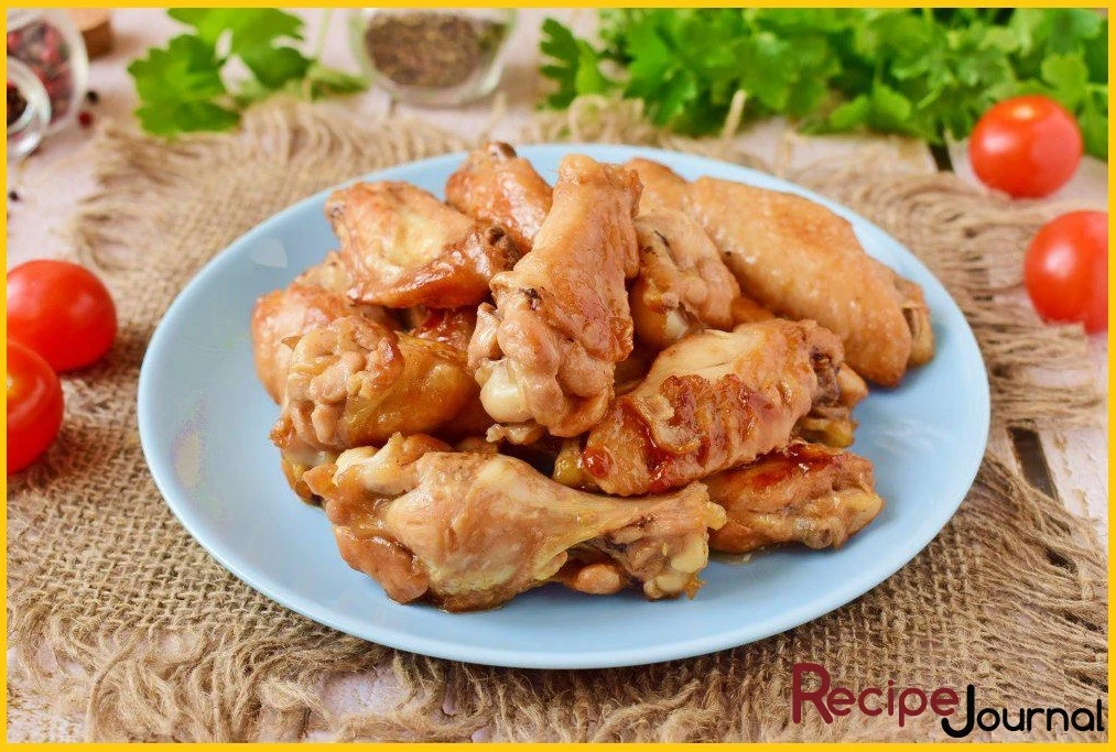 Куриные крылышки на сковороде - рецепт простого блюда из птицы