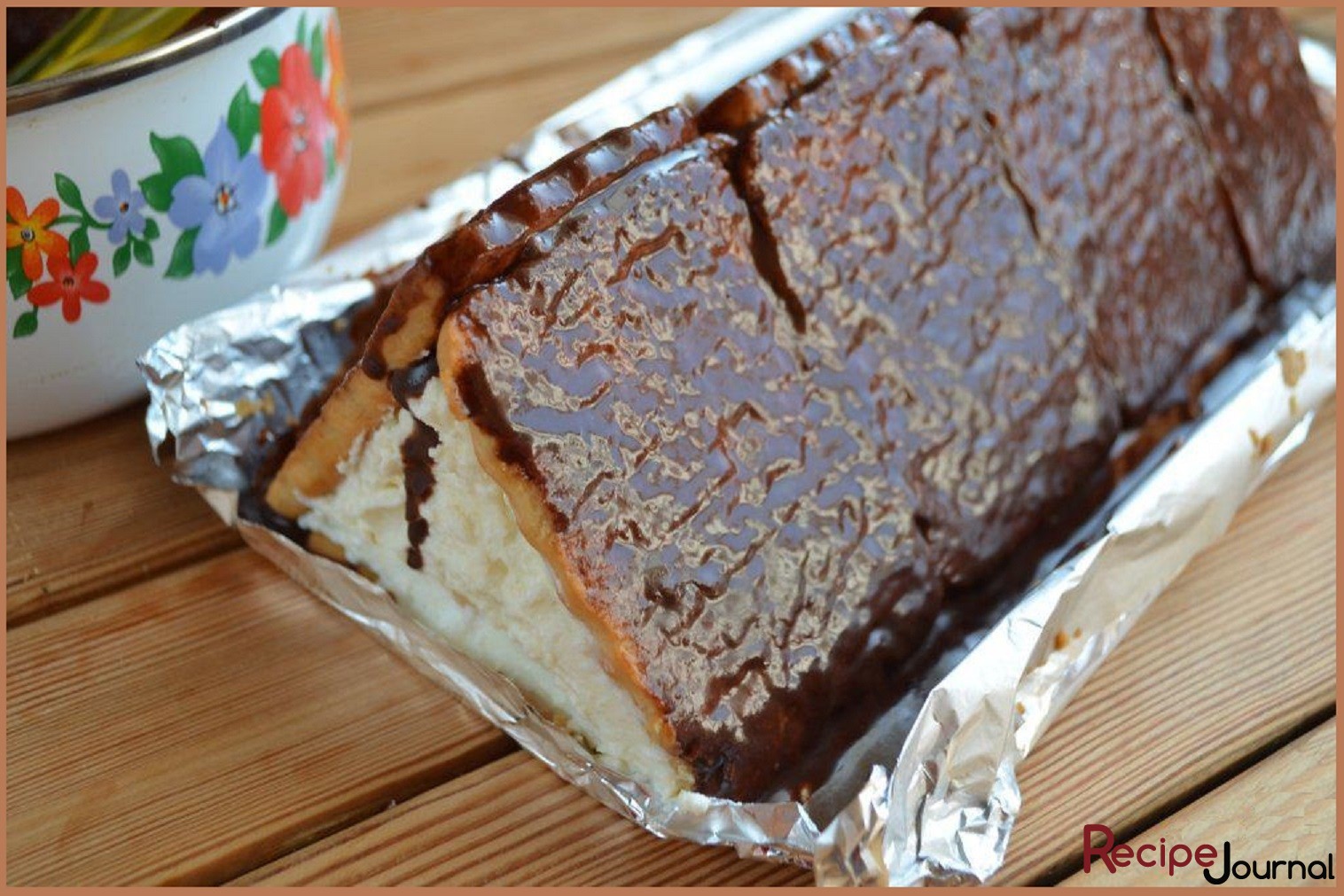 Рецепт торта без выпечки - десерт из печенья и творога