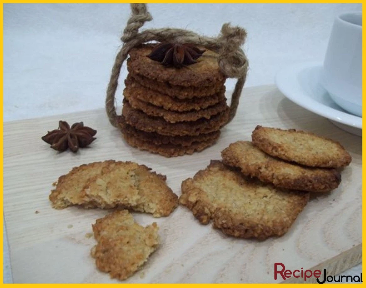 Овсяное печенье на рассоле - рецепт постной выпечки