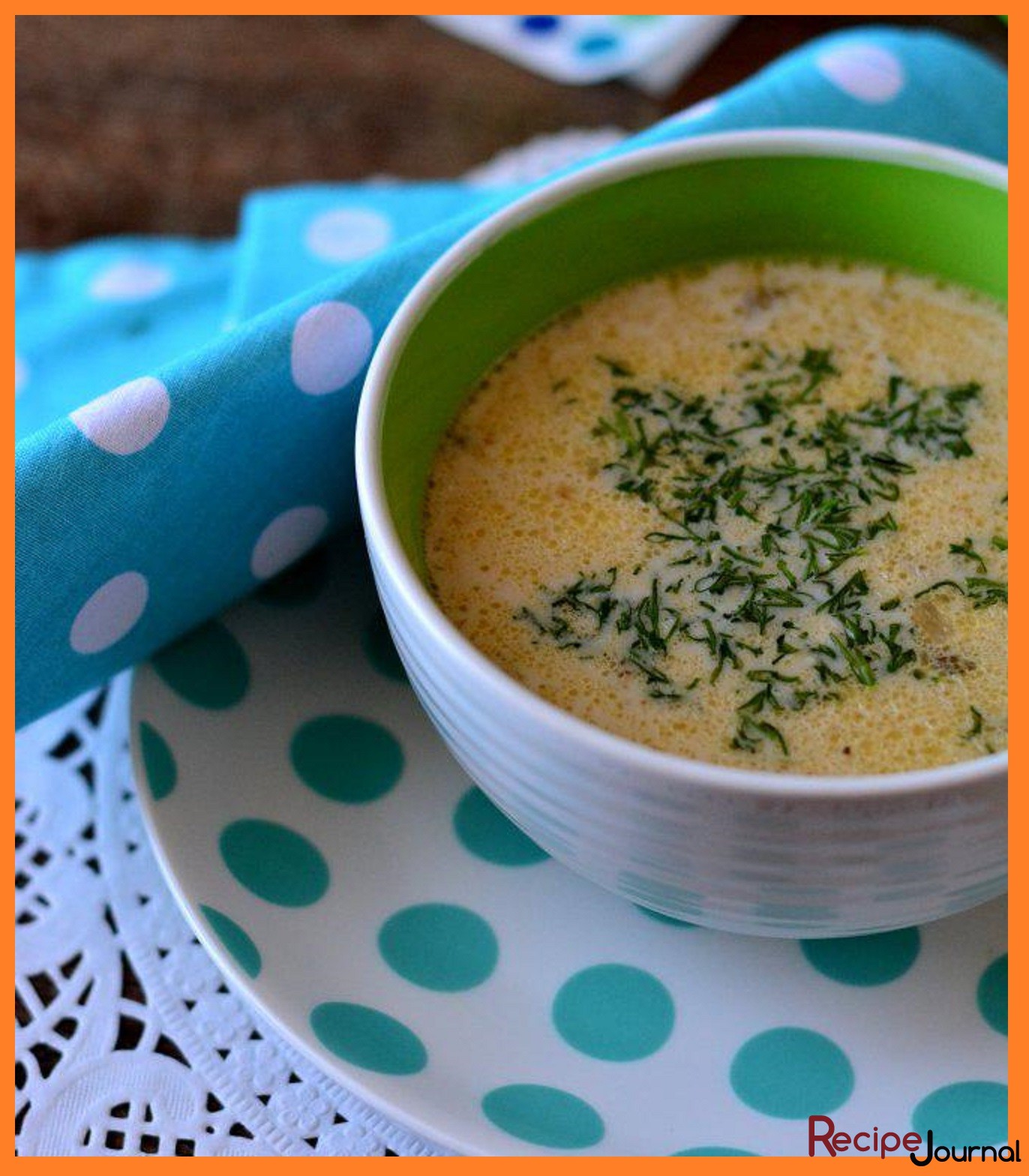 Сырный суп с грибами - рецепт быстрого супа
