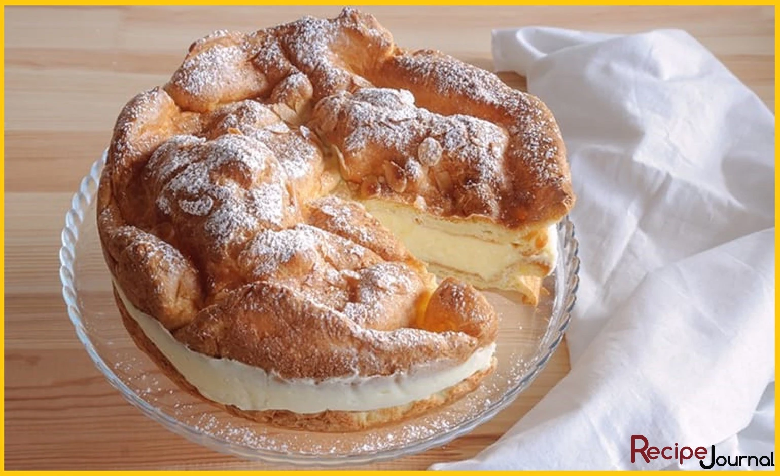 Польский заварной торт Карпатка - рецепт вкусной выпечки
