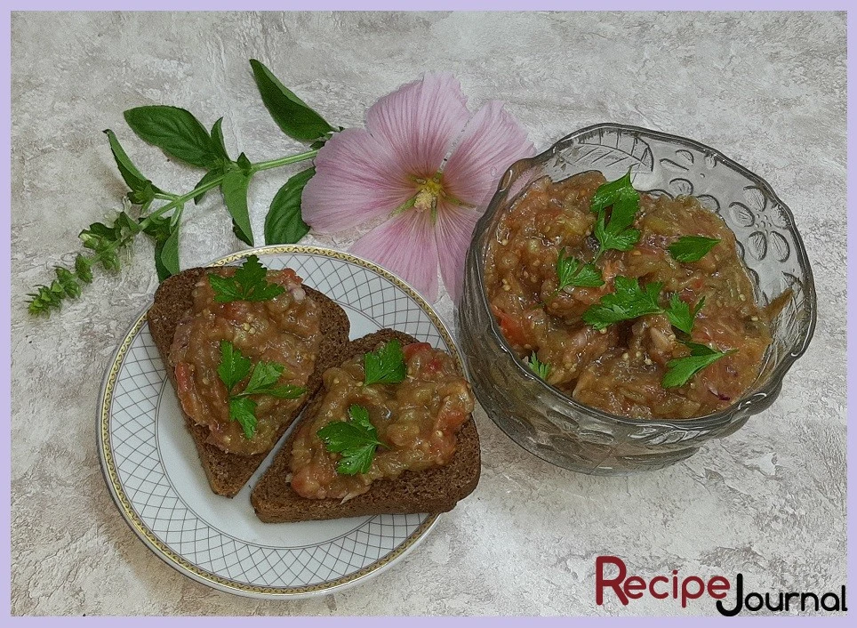 Баклажаны по-крымски - рецепт салата