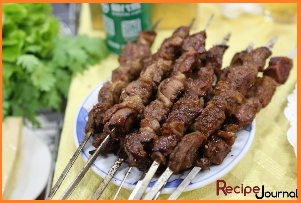 Шашлык из баранины с имбирем и киви - рецепт блюда из мяса