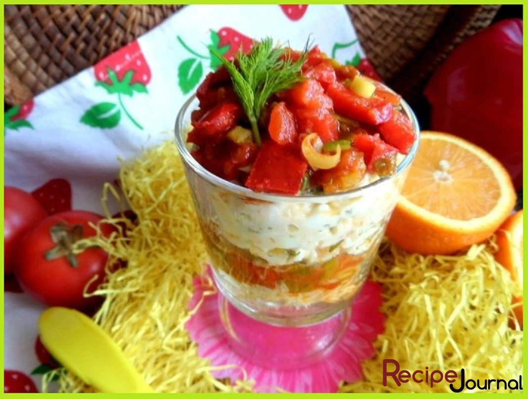 Салат Красная шапочка - рецепт простого завтрака