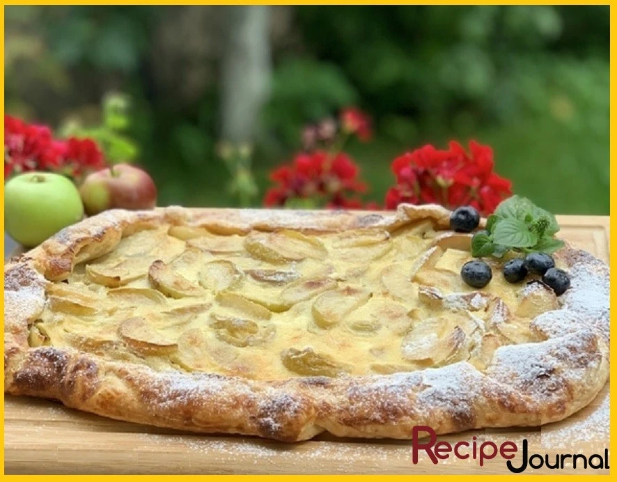 Любимый яблочный пирог Пушкина - рецепт простой выпечки