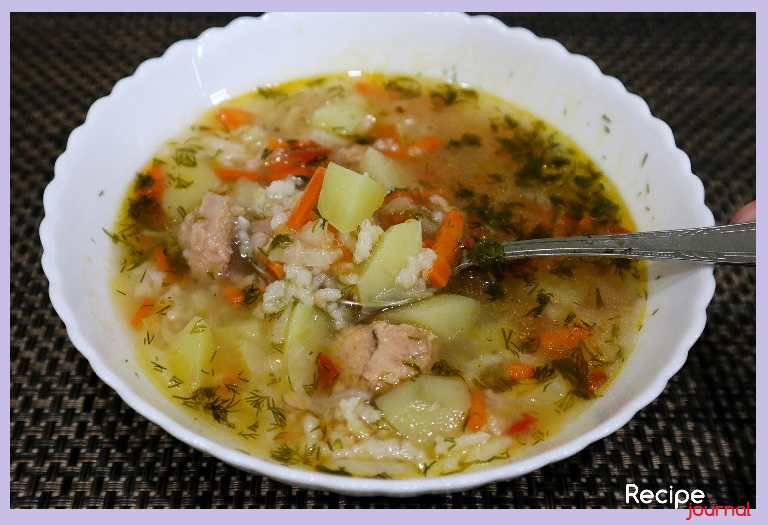 Суп из свежего тунца - простой рецепт на обед