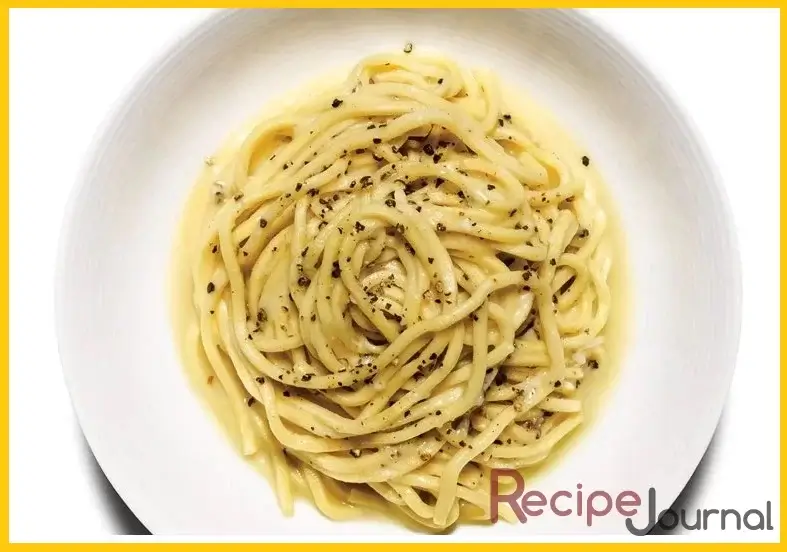 Паста с перцем и сыром (качо-э-пепе) - рецепт итальянской кухни(макароны по-Гоголевски)