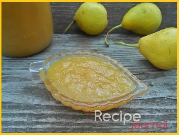Грушевый джем с лимоном - рецепт консервации