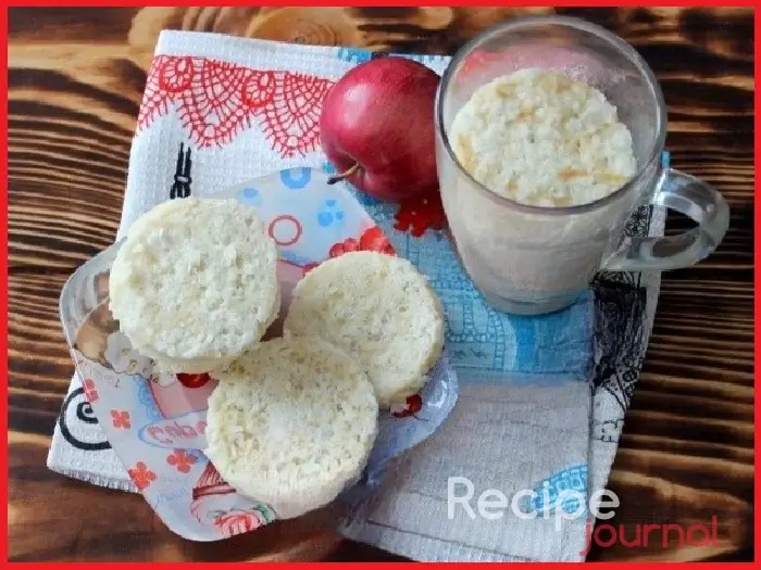Яблочный ПП кекс - рецепт выпечки без глютена