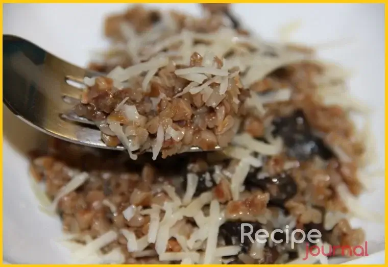 Гречотто с белыми грибами - рецепт русско-итальянской  кухни