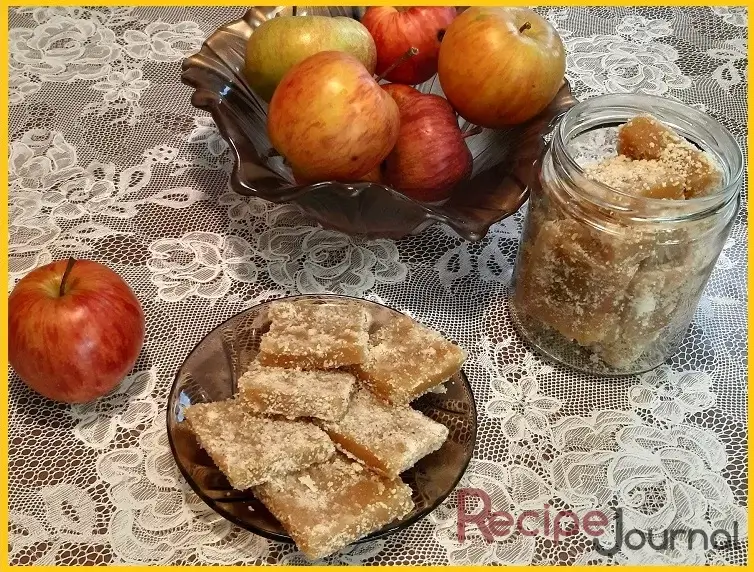 Мармелад из яблок в духовке - рецепт простого десерта