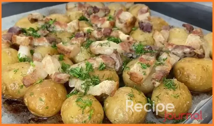 Рецепт картошки с салом в духовке - просто и очень вкусно